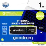 Goodram PX600 SSD - 2 TB - M.2 PCIe 4.0 - 5000 MB/s Lezen - 4200 MB/s Schrijven