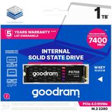 Goodram PX700 SSD SSDPR-PX700-01T-80 internal solid state drive M.2 1,02 TB PCI Express 4.0 3D NAND NVMe