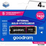 Goodram PX700 - 4.1 TB - SSD - M.2 PCIe 4.0 NVMe 3D NAND