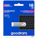 GOODRAM USB UNO3-0160S0R11 USB flash drive 16 GB USB Type-A 3.2 Gen 1 (3.1 Gen 1) Zilver