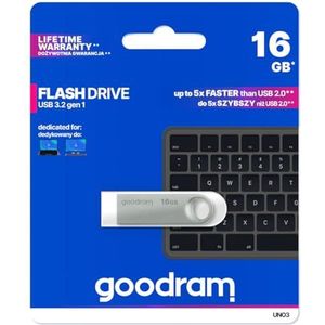 Goodram USB UNO3-0160S0R11 USB flash drive 16 GB USB Type-A 3.2 Gen 1 (3.1 Gen 1) Zilver