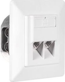 NetRack Complete 2xRJ45 8p8c UTP Cat6 socket ( 106-24 )