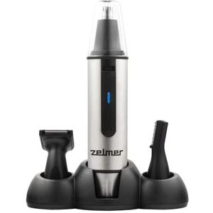 Zelmer ZNT0300 baardtrimmer Batterij/Accu Zwart, Roestvrijstaal