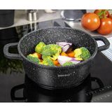 Kinghoff 1595 - Braadpan - met Aromaknop - 24 cm - 4.5 liter