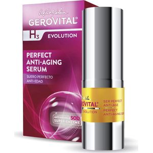 Gerovital H3 Evolution Perfect Anti-Ageing Serum with Hyaluronic Acid 15ml/0.5 fl.oz, Day/Night Serum, Age: 45+