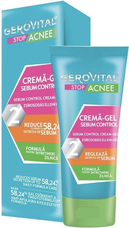 Sebum Control - Acne Crèmegel - Gezichtsverzorging - 50ml - Dermatologisch Getest