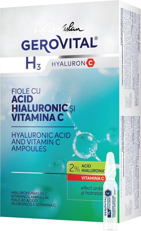 Gerovital H3 Hyaluron C - Ampullen - 10 vials x 2 ml