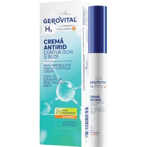 Anti-rimpel oog- en lipcontour crème met hyaluronzuur 2% - 15 ml - Hyaluron C