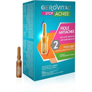 Gerovital - Anti-acne gezicht serum met Salicylzuur en Niacinamide - intensieve behandeling 10 ampullen x 2 ml - Stop Acne - voor Acne & puistjes