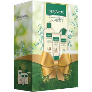 Gerovital - Haarverzorging Geschenkset - keratine shampoo & keratine masker & serum met keratine