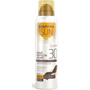 Gezichtzonnecreme Mousse SPF30- UVA/UVB - Sunscreen - Natural tanning activator met Rona Care™ Bronzyl® , Vitamin E , olijfolie -Waterbestendig- zonnebrand - 150ml