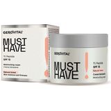 DD Hydraterende dagcrème voor vrouwen 1% Peptiden en SPF 15 , natuurlijk getint - Vitamine E, DD Crème Dagelijkse Verdediging | Uniforme, Beschermde en Tonische Huid- Gerovital Must Have 50ml