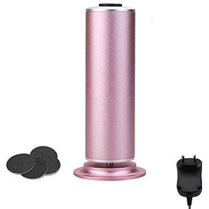 Elektrische voetslijper, multifunctionele exfoliërende dode huid Callus Remover Draagbare voetverzorging Pedicure Device, voor verwijdert Voet Droge Harde Huid (roze) eu