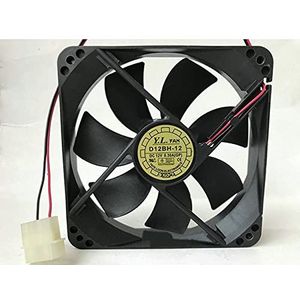 12025 12cm D12BH-12 DC12V 0.3A 2-wire Silent Cooling Fan