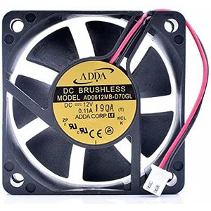 ADDA AD0612MB-D70GL 12V 0.11A 60x60x15mm 2-wire Server Cooling Fan