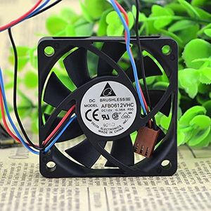 Delta AFB0612VHC 6015 12V 0.36A 3wire 3pin CPU cooling fan