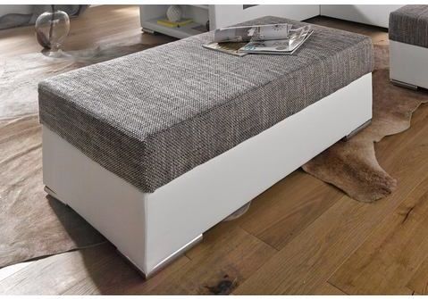 COLLECTION AB Hocker "John", Frei im Raum stellbar, wahlweise mit Federkern