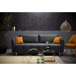 INOSIGN Schlafsofa »Nordic«, mit Federkern und Metallbeinen, Steppung im Sitzbereich