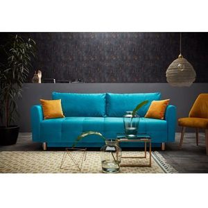 INOSIGN Schlafsofa Nordic, mit Federkern und Metallbeinen, Steppung im Sitzbereich