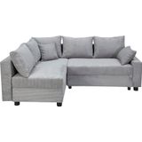 COLLECTION AB Ecksofa »Parma L-Form«, mit Schlaffunktion und Bettkasten, inklusive Kissen, Bonellfederkern
