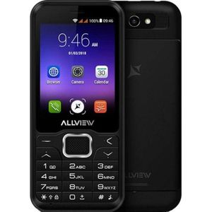 Allview H4 JOIN mobiele telefoon (2.8 inch) (2.80"", 512 MB, 3G), Sleutel mobiele telefoon, Zwart
