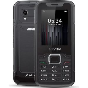 Allview M10 JUMP Mobiele Telefoon (2.8 inch) Feature Phone (2.80"", 128 MB, 8 Mpx, 3G), Sleutel mobiele telefoon, Zwart
