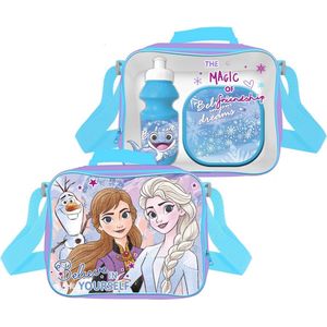 FROZEN Anna Elsa Olaf Lunchtas met broodtrommel en beker Disney