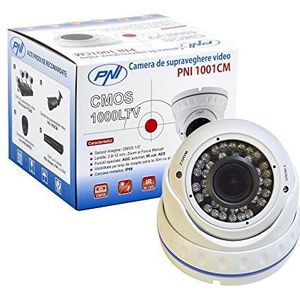 PNI videobewakingscamera 1001cm varioobjectief, 1000 TVL 960H voor IR 30 m binnen en buiten