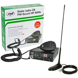 PNI Escort HP 8000L ASQ CB radio met antenne CB PNI Extra 45 met magneet