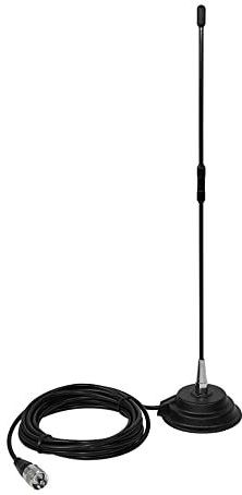 PNI Extra 40 - Antenne - Zwart - SWR 1.0 - Magnetische Houder Inbegrepen