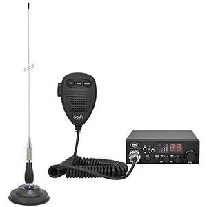 PNI - CB ESCORT HP 8000L ASQ - Walkietalkie - Zwart - Inclusief ML100 CB Antenne