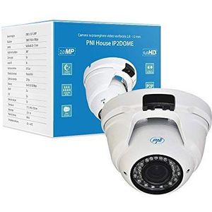PNI IP2DOME House 1080P videobewakingscamera met 2,8-12 mm variabele IP-binnen- en buitenkoppel