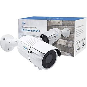 PNI Videobewakingscamera House AHD43 Varifocaal 2,8-12 mm, Sony sensor, 1080P (1920 x 1080 Pixels), Netwerkcamera, Wit
