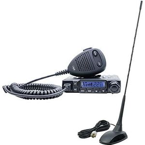 PNI - CB Escort HP 6500 ASQ - Walkietalkie - Zwart - Inclusief Extra 48 CB Antenne