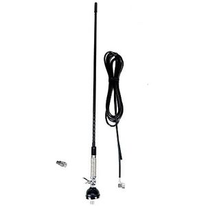 CB-antenne PNI S60 met vlinderklep, houder, kabel en PL-stekker