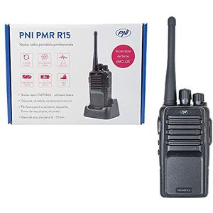 PNI - PMR R15 - Walkie-Talkie - Zwart - 0,5 W Zendvermogen