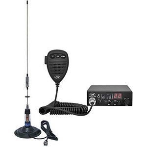 PNI Escort HP 8000L ASQ CB radioset + PNI ML70 CB antenne + sigarettenaansteker inbegrepen