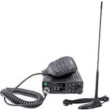 CB-radio PNI Escort HP 8900 ASQ, 12-24V + CB Antenne PNI Extra 45 met magnetische voet, 12V/24V voeding, RF Gain, Roger Beep, CTCSS-DCS, Dual Watch