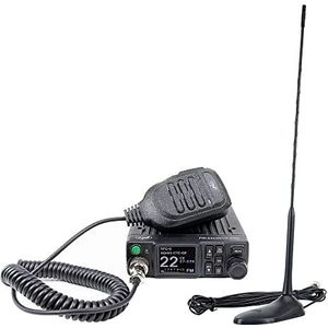 PNI - Escort HP 8900 ASQ - CB-radio - 12-24V - Inclusief Antenne met Magnetische Voet