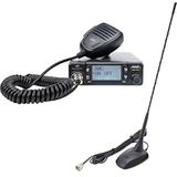 CB-radio PNI Escort HP 9700 USB en CB Antenne PNI Extra 48 met magnetische voet