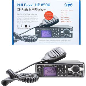 PNI - Escort HP 8500 - CB-Radiostation - Zwart - Multifunctioneel