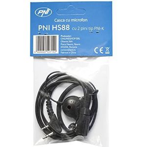 Hoofdtelefoon met PNI HS88-microfoon met 2-pins PNI-K-stekker