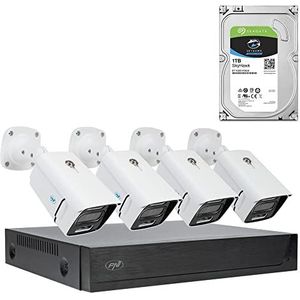 PNI House - IPMAX POE 3 - Bewakingssystemen - Inclusief 4 POE-camera's - H.265AI