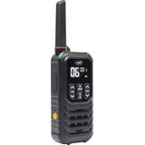 PNI - Draagbare Radio PMR R80 PRO - Zwart/Oranje - Waterdicht IP67 - Set van 2