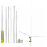 PNI - DBA27 - Basisantenne - Wit - Aluminium - 620 cm - 5 elementen