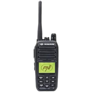 Station de radio portable PNI PMR R70 PRO 446 MHz, 16CH 0,5 W, 99 canaux programmables PC, 50 CTCSS et 166 tons DCS, IP67, aucune licence requise