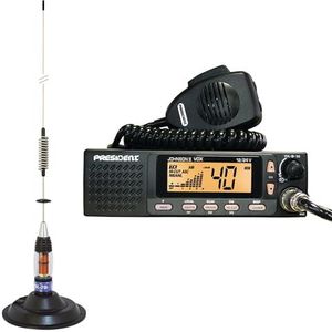 CB President Johnson II ASC + CB-antenn PNI ML70 Radiosats 70cm, 26-30MHz, 200W