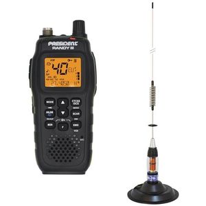 President - RANDY III - CB Radiostation - AM/FM - Inclusief Antenne Kit