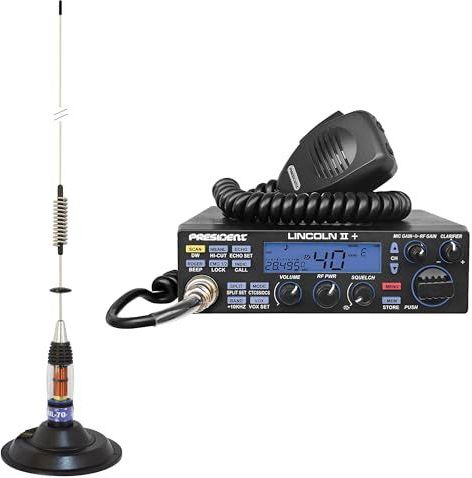 President - LINCOLN II - Amateurradiostation - Inclusief Antenne PNI ML70 - 200 W