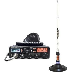 CB President Richard ASC 10M + CB-antenn PNI ML70 Radio Kit, 70cm längd, 26-30MHz, 200W